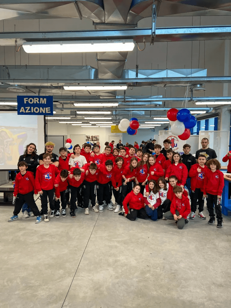 Mini basketball team